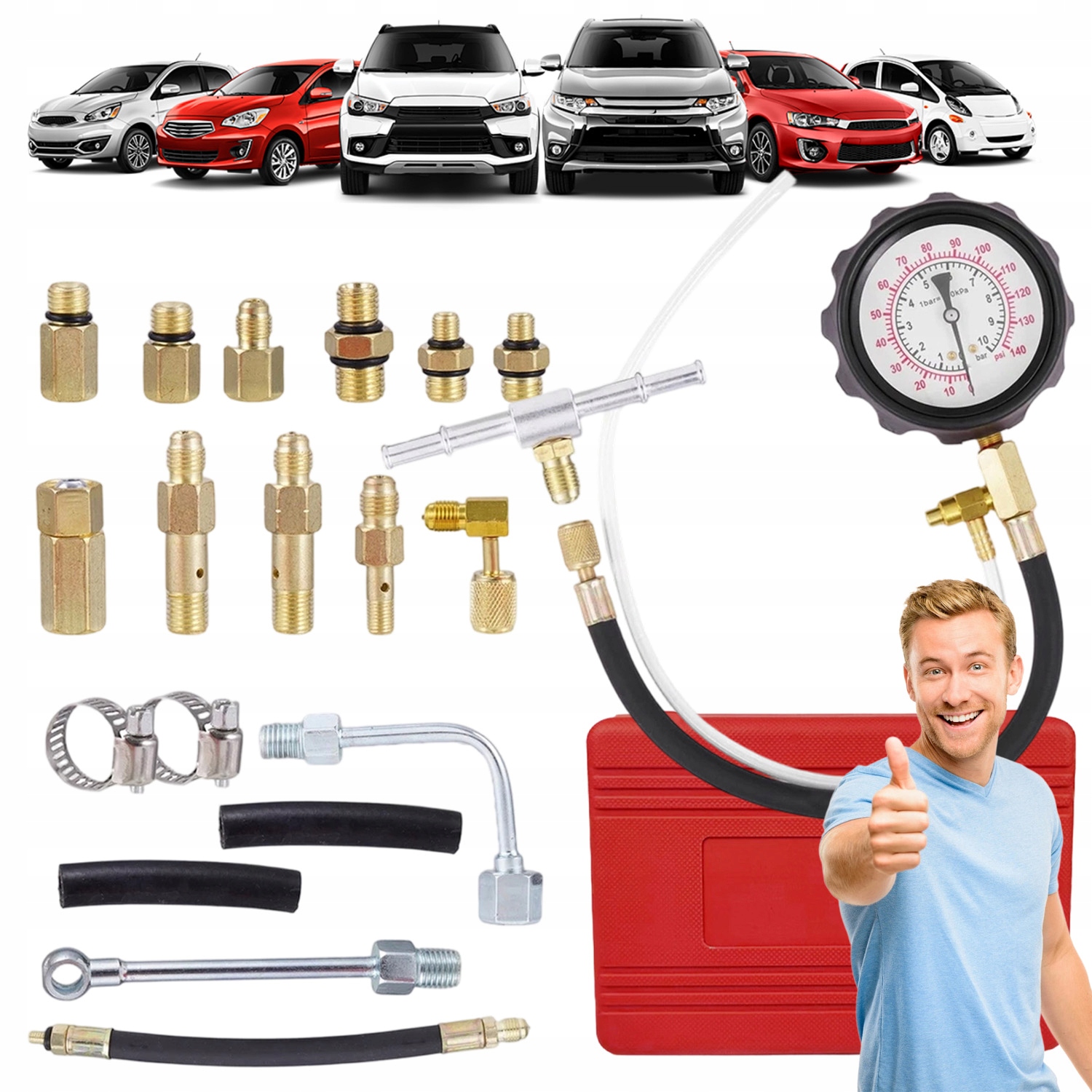Měřič Tlaku Tester Měřič Tlaku Nový Pro Benzínové Motory