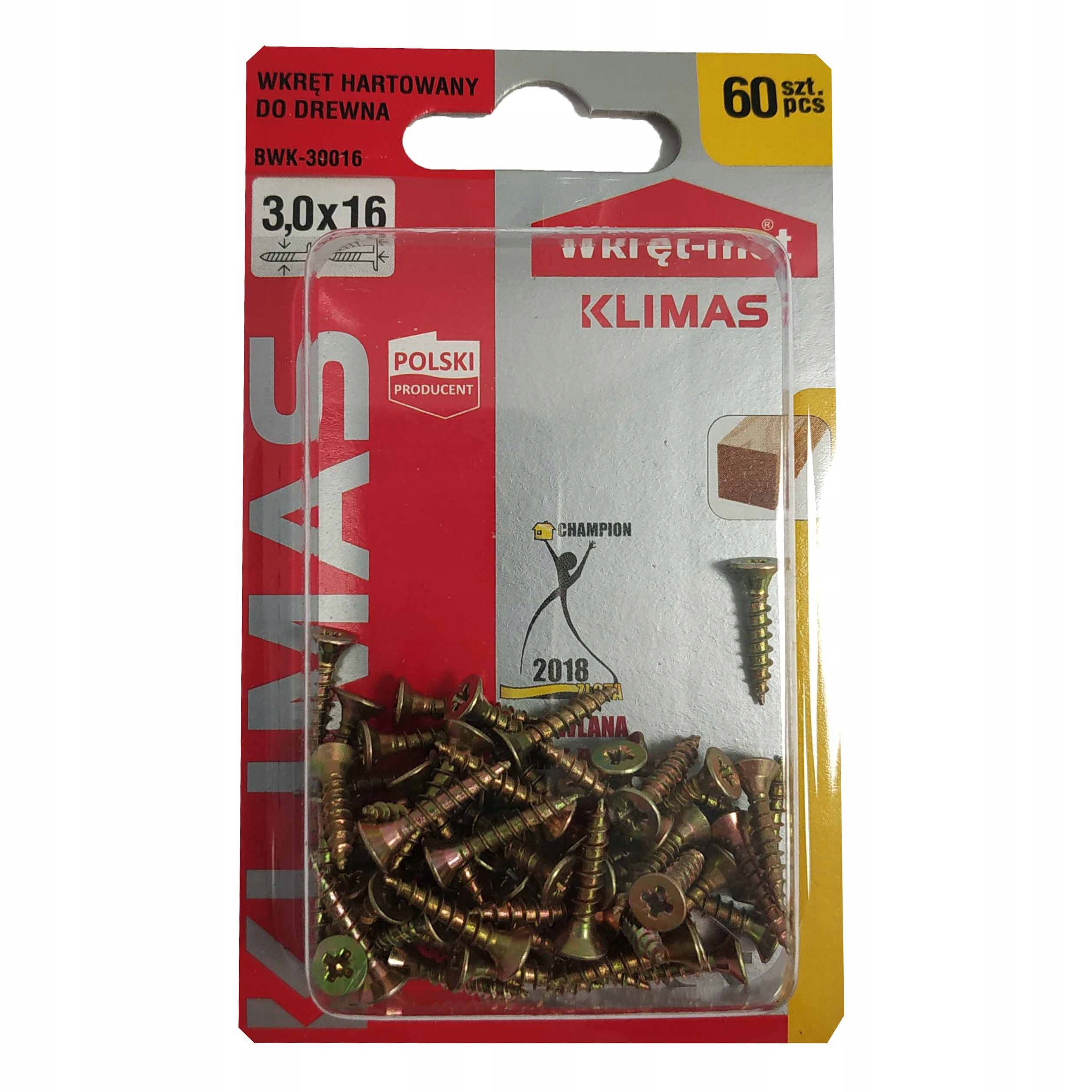 

Wkręty do mocowania drążka owalnego 3,5x16mm 50szt