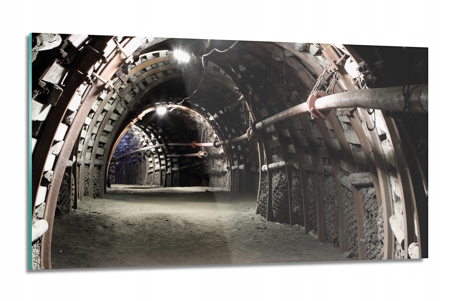 sklenená doska Tunel baňa lacobel 120x60 s fotografiou