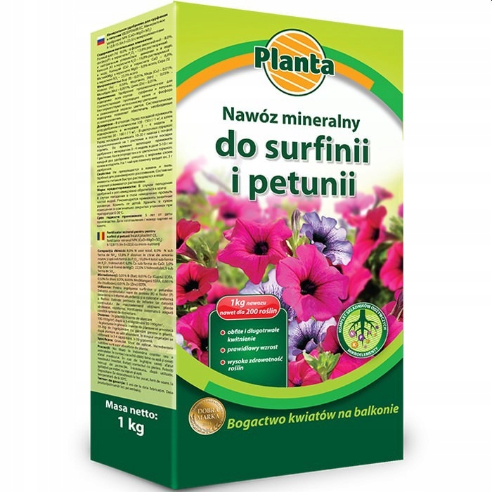 

Nawóz do surfinii i petunii 1 kg Planta 0188