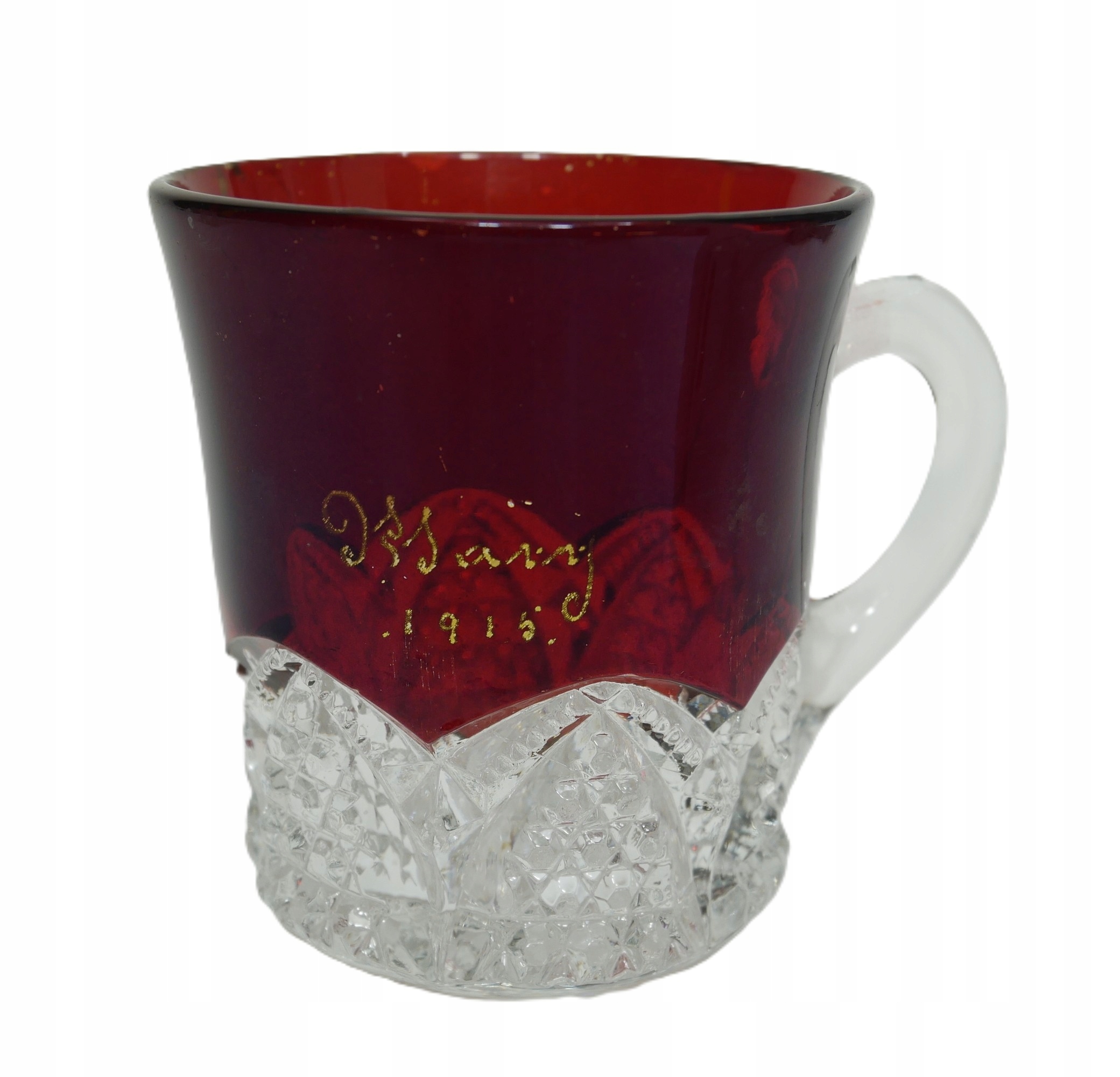 KRYSZTAŁOWY KUFELEK Z 1915r.