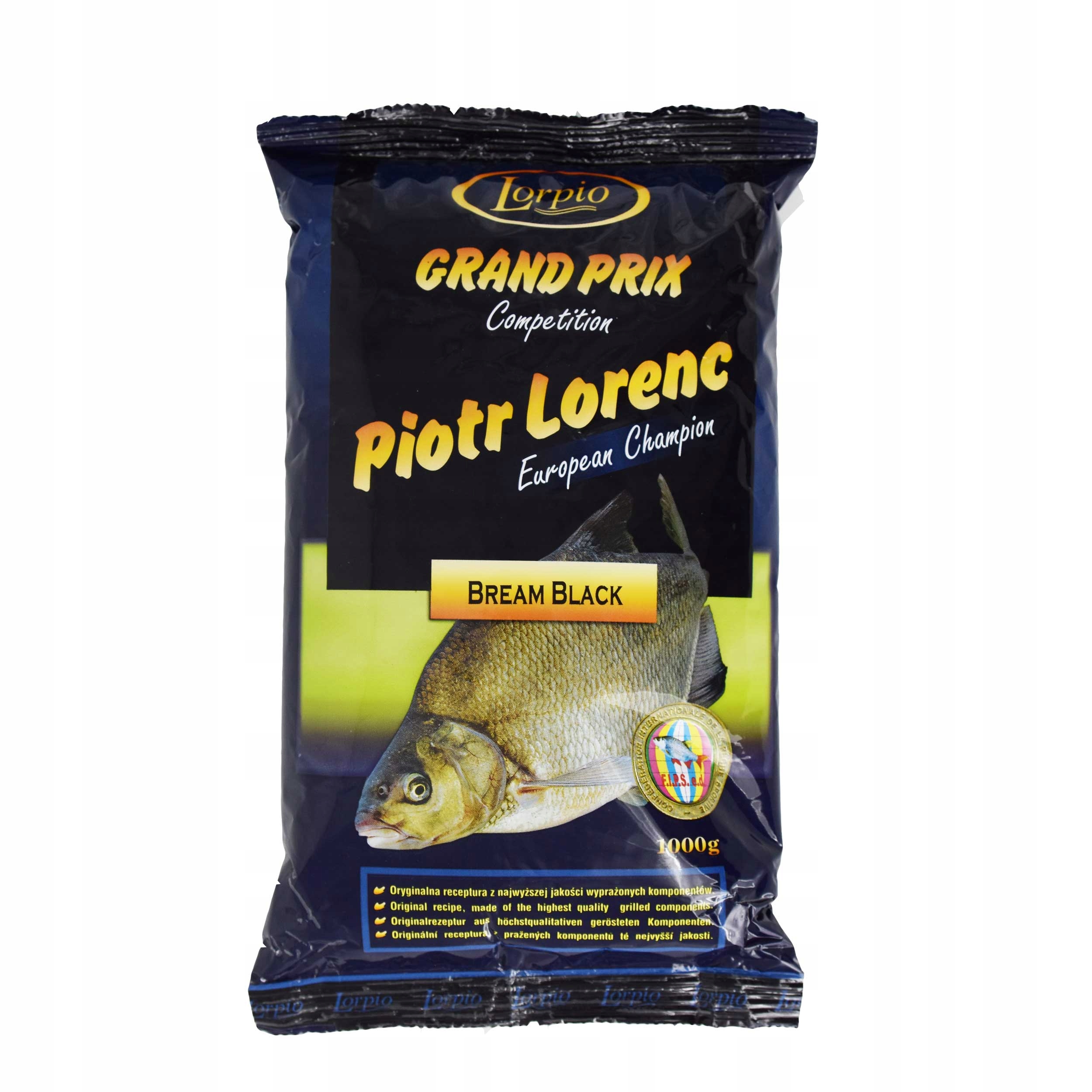 Zanęta zawodnicza Lorpio Grand Prix 1 kg Bream Black leszcz