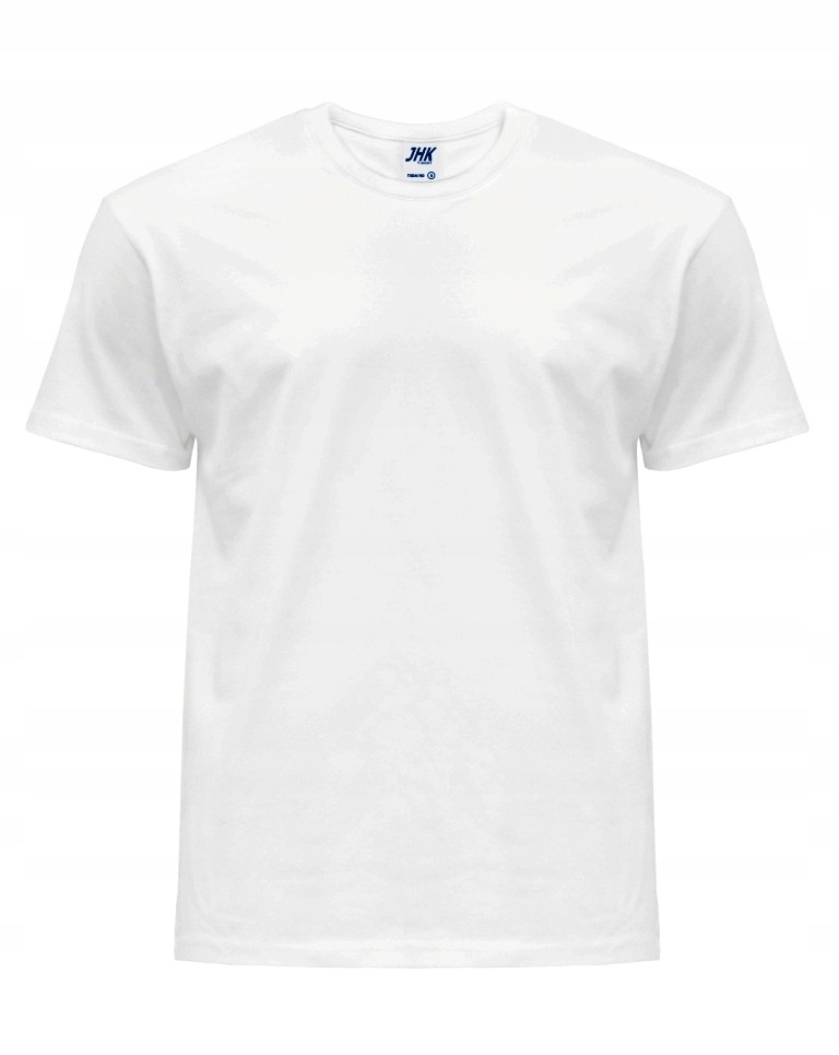 

T-shirt Męski Koszulka Biała 100% Bawełna Jhk M