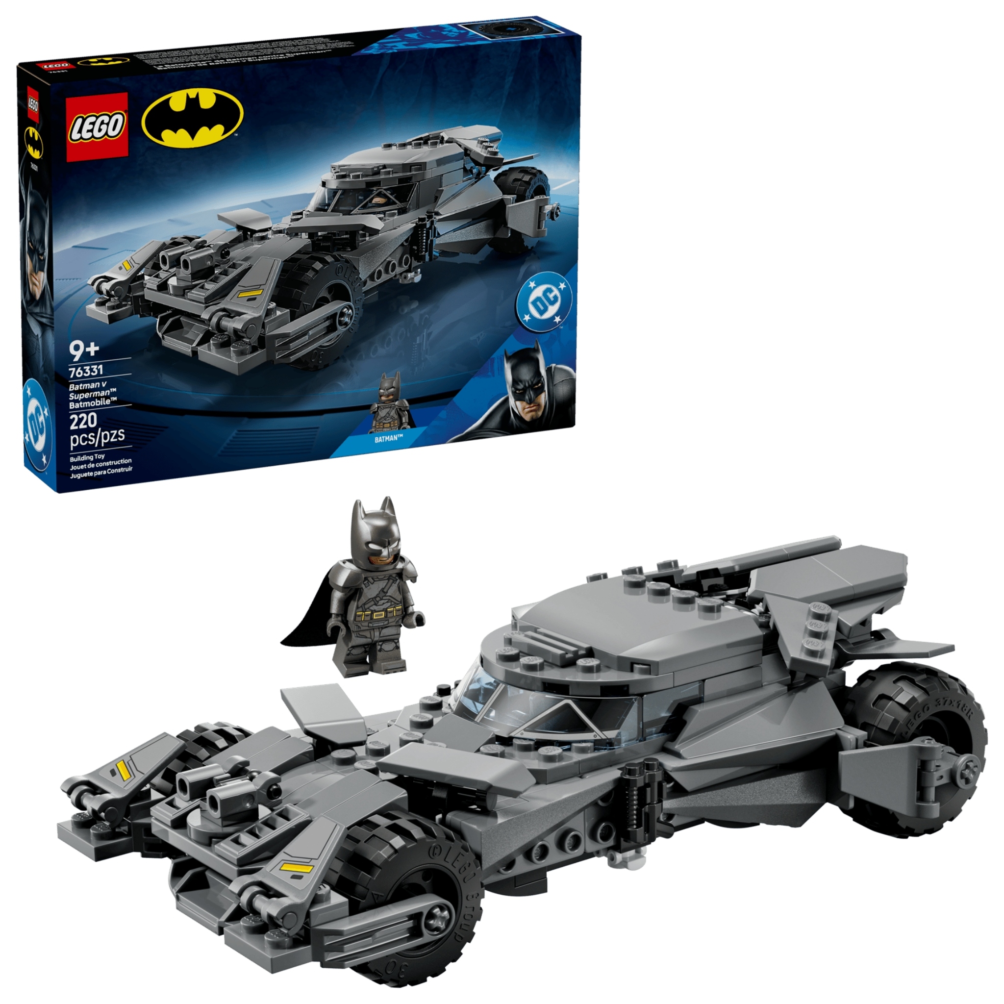 Lego 76331 DC Batman Batmobil z filmu Batman v Superman Stavebnice Sada 9+