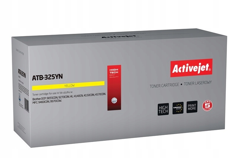 Activejet ATB-325YN Toner (zamiennik Brother TN-325Y; Supreme; 3500 stron;