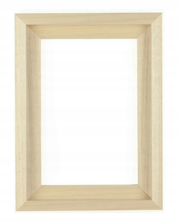 Rám na obraz dřevěný Wide přírodní 50x50 cm