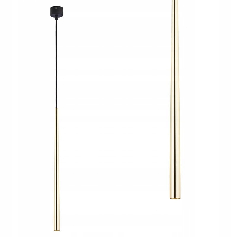 Závěsná lampa Piano Gold zlatá, jednoduchý rampouch pro G9 Tk Lighting
