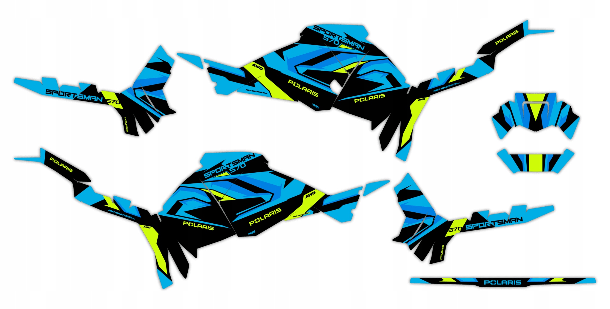 Dýha Samolepky Polaris Sportsman Touring 570 2025+ #2468077