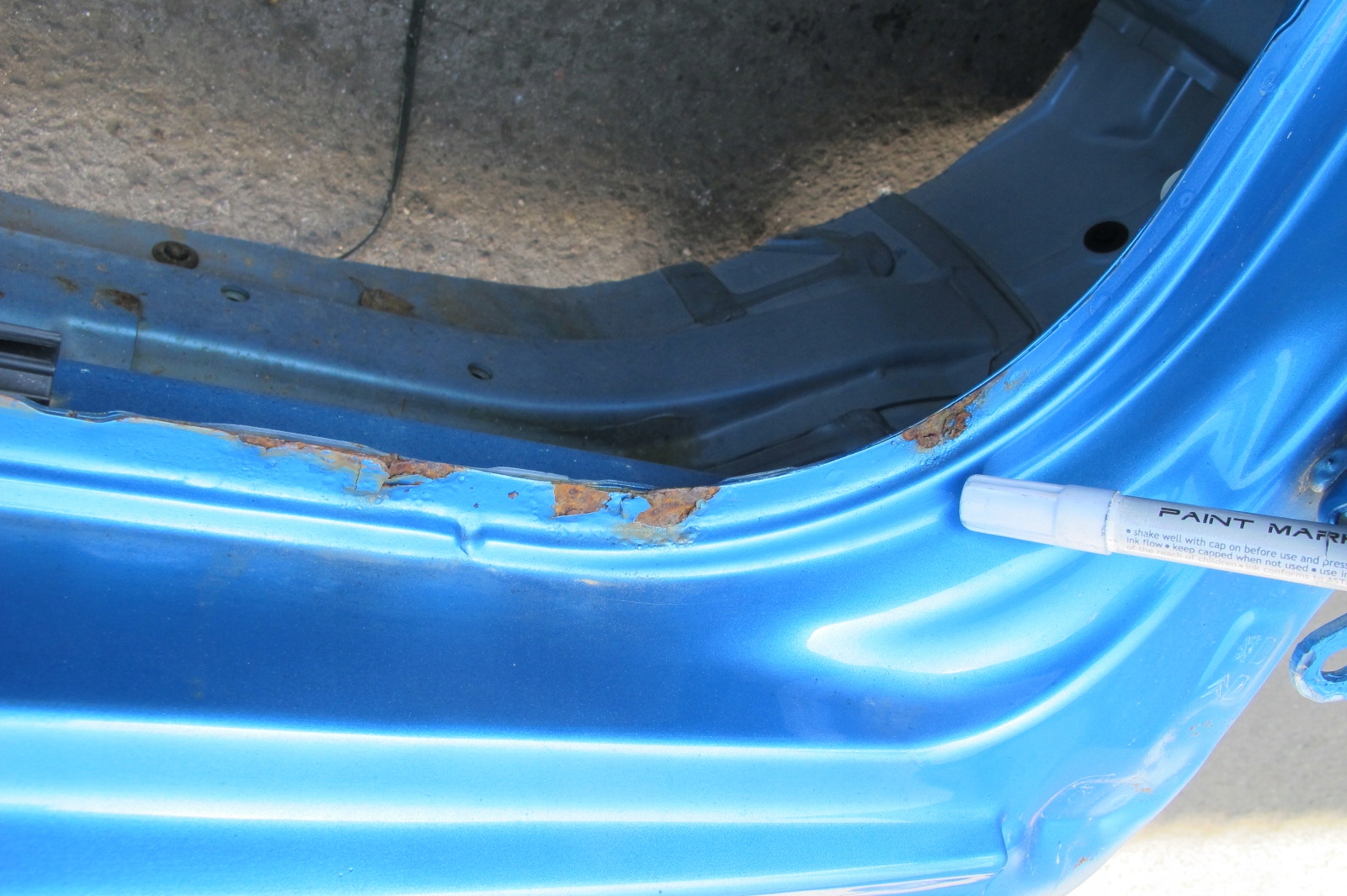 PEUGEOT 107 CITROEN C1 right threshold pillar quarter