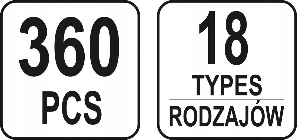 KOMPLET SPINEK SAMOCHODOWYCH TOYOTA/LEXUS 360SZT Y Kod producenta YT-06650