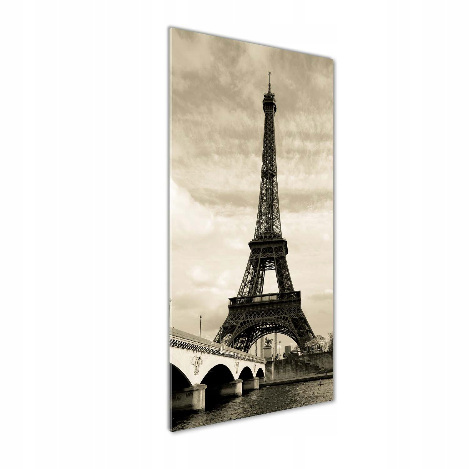 

Foto obraz na szkle Wieża Eiffla Paryż 50x125 cm