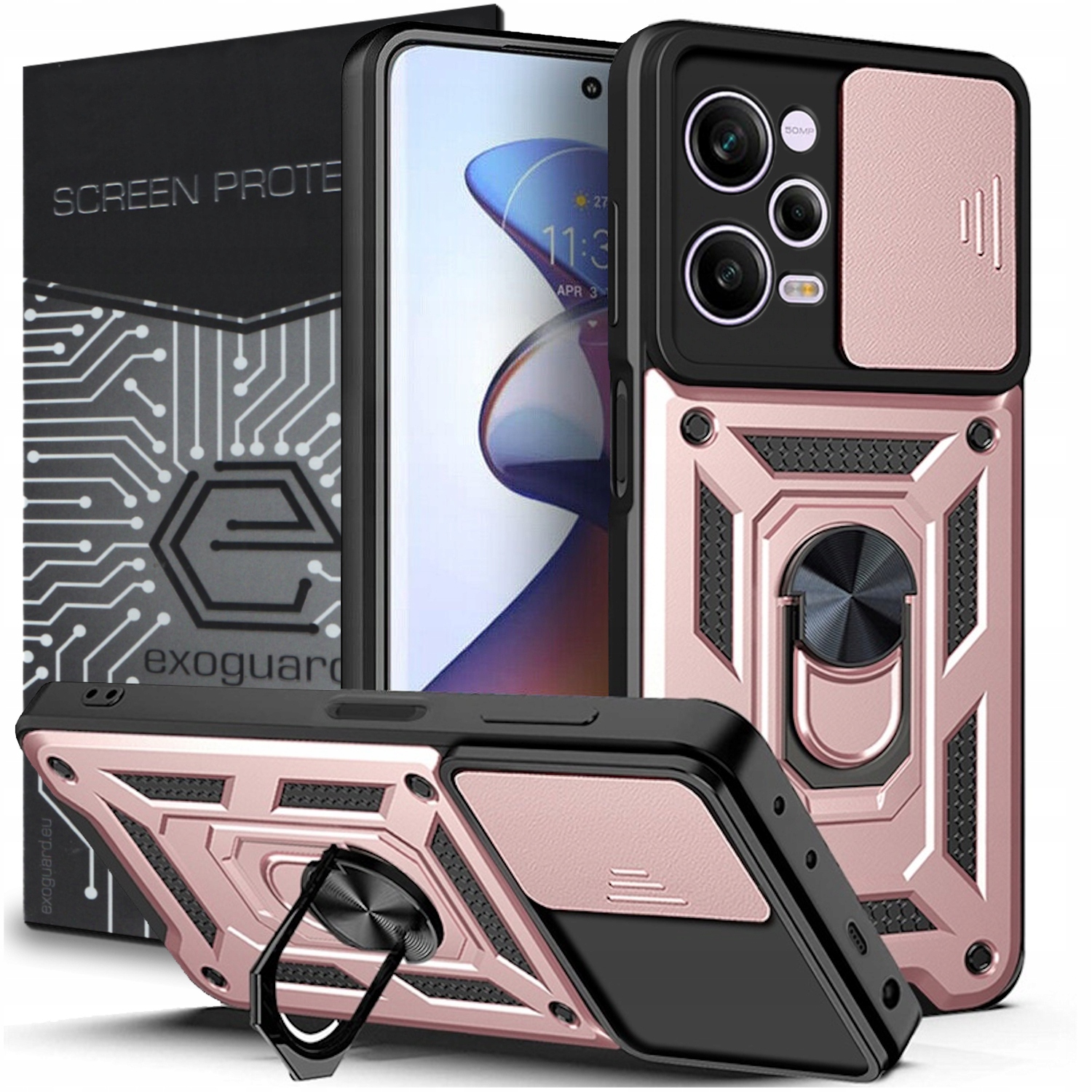 

Etui+szkło do Redmi Note 12 Pro Poco X5 Pro 5G