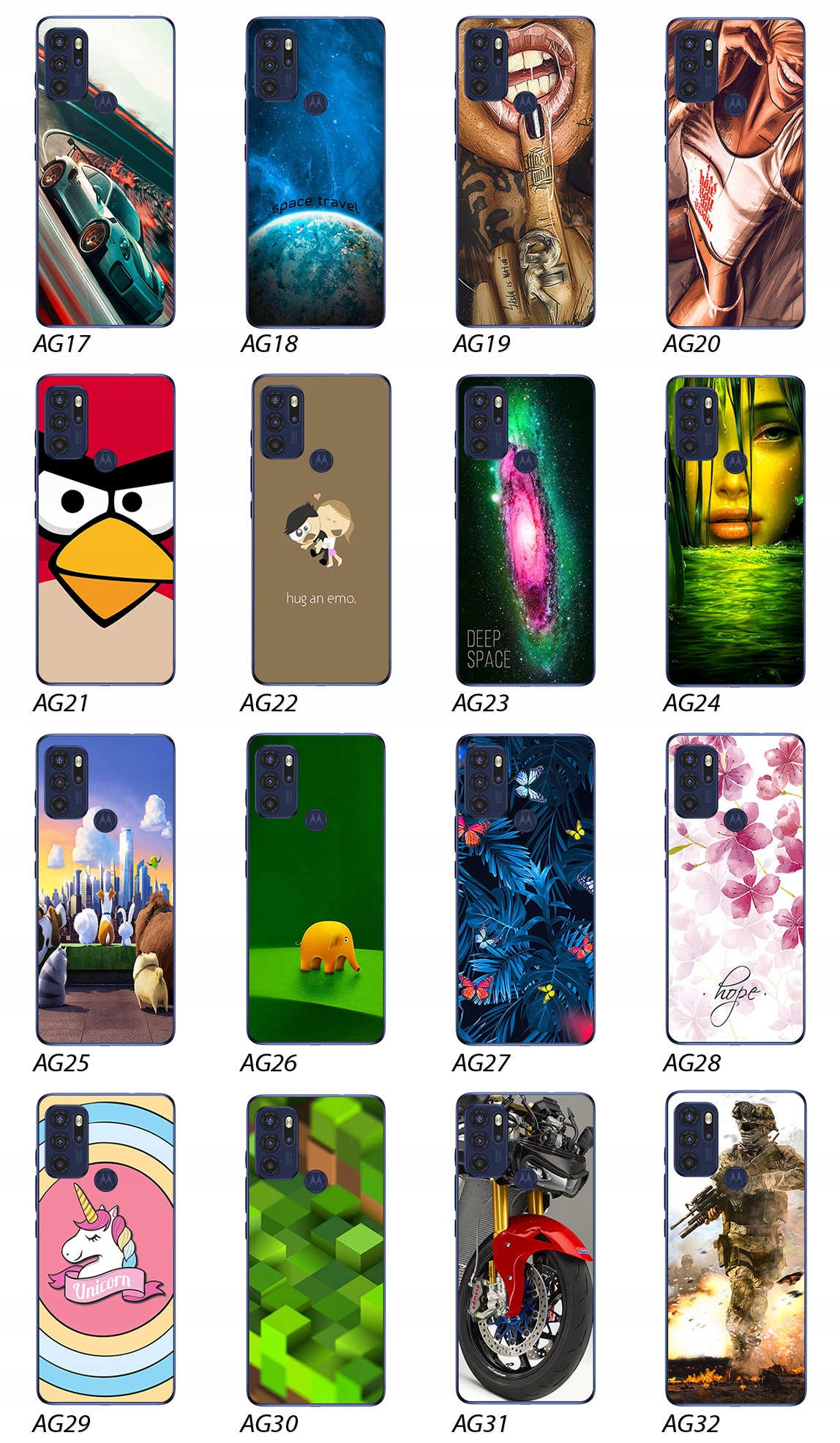 ETUI PLECKI FOTO Case OBUDOWA Pokrowiec WZORY SZKŁO do Motorola Moto G60S Marka Inna