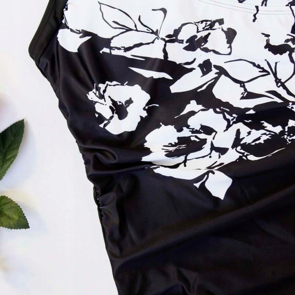 JEDNOCZĘŚCIOWY STRÓJ KĄPIELOWY MODELUJĄCY KOSTIUM DAMSKI WYSZCZUPLAJĄCY XL Rozmiar XL