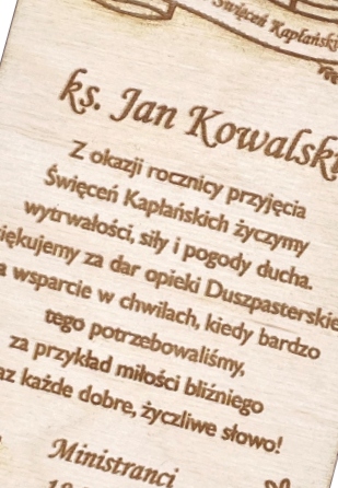 

Kartka jubileusz Święcenia Kapłańskie Księdza A4