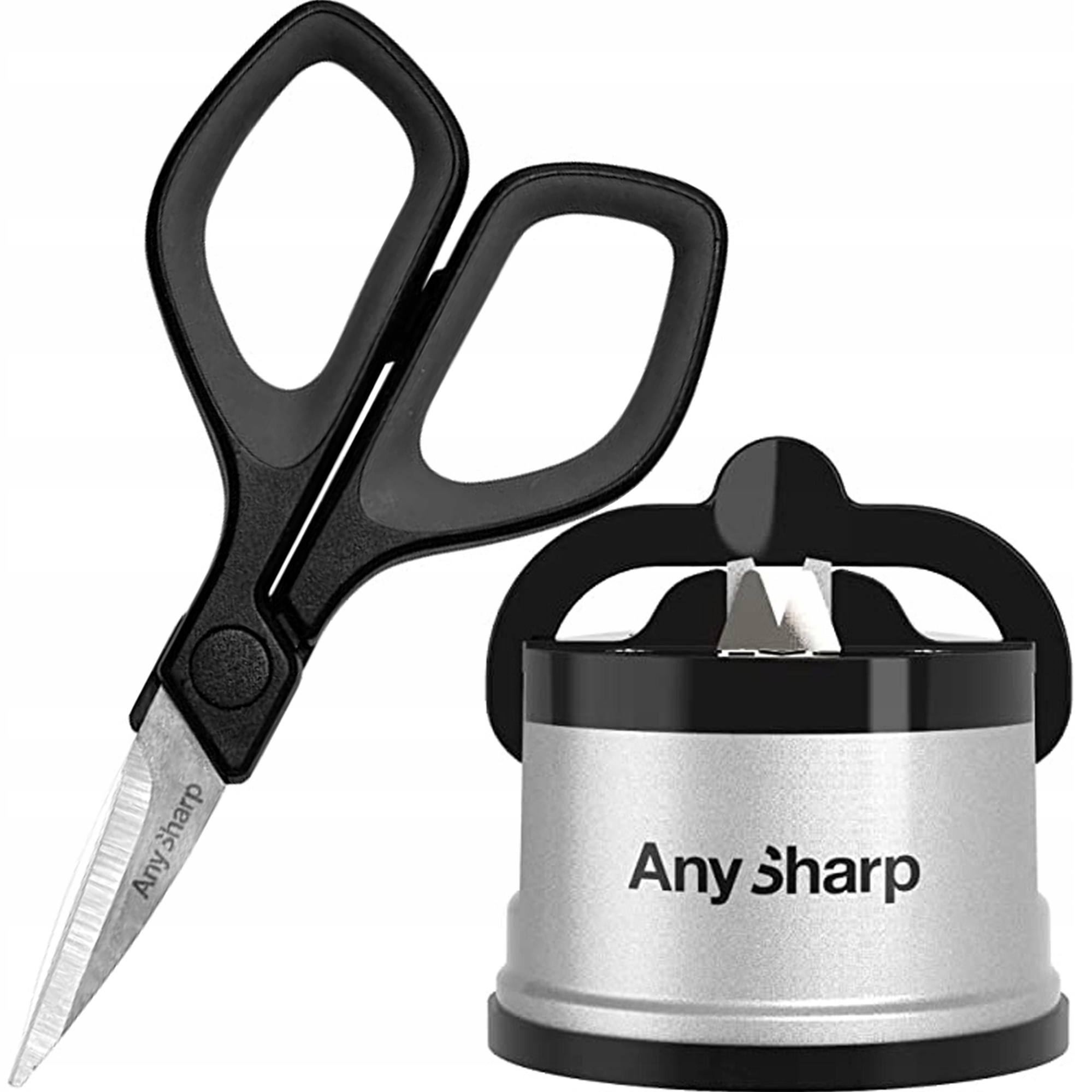 Ostrzałka Anysharp Classic Silver Mini Nożyczki do Noży Kuchennych, Wielo
