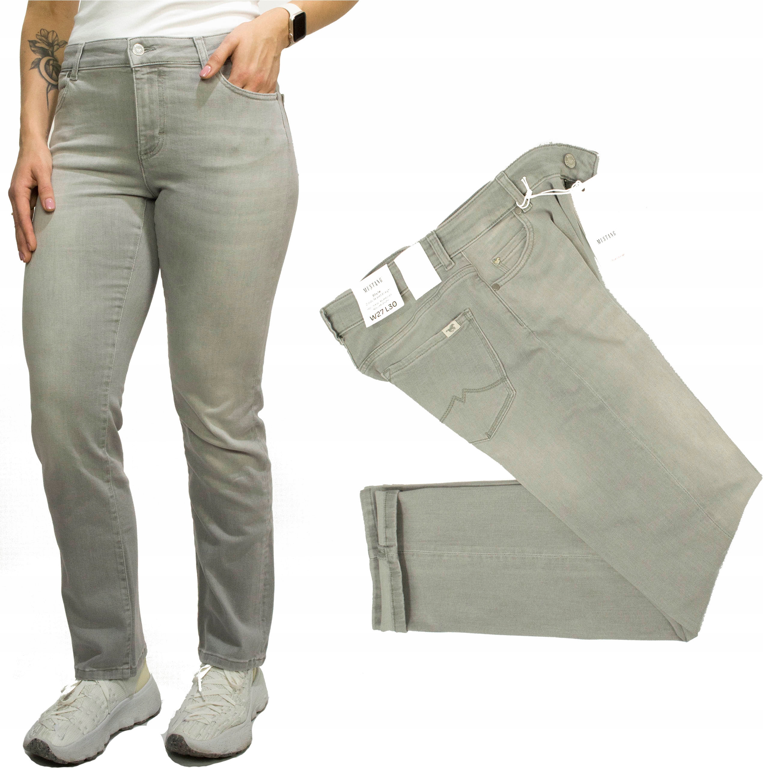 Mustang Crosby Relaxed Straight dámské džínové kalhoty W29 L32