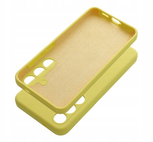 Silikonowe etui na tył do Honor X8B, 2mm, żółte