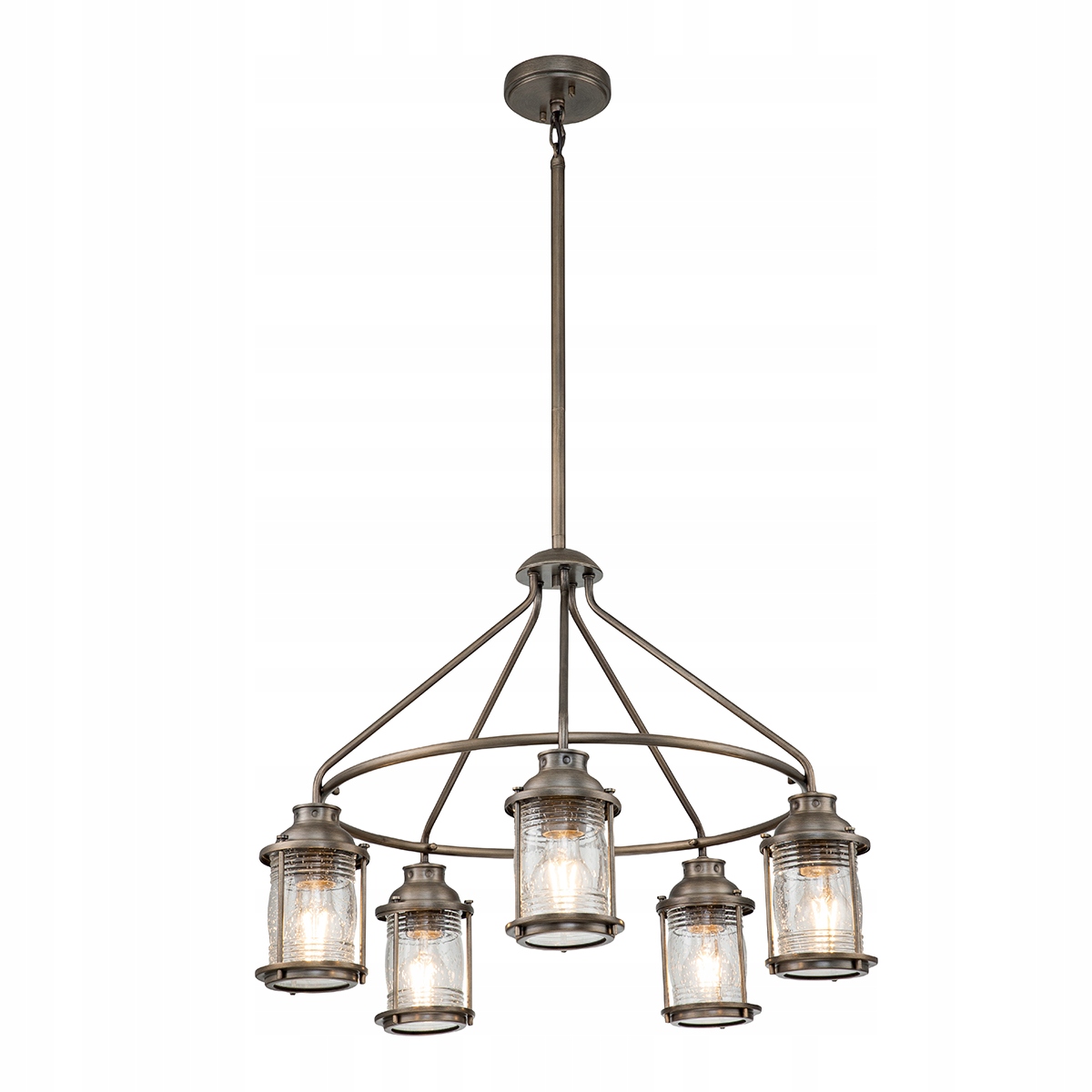 Vonkajšia stropná lampa oxidovaná hnedá E27 60W Ashland Bay Kichler