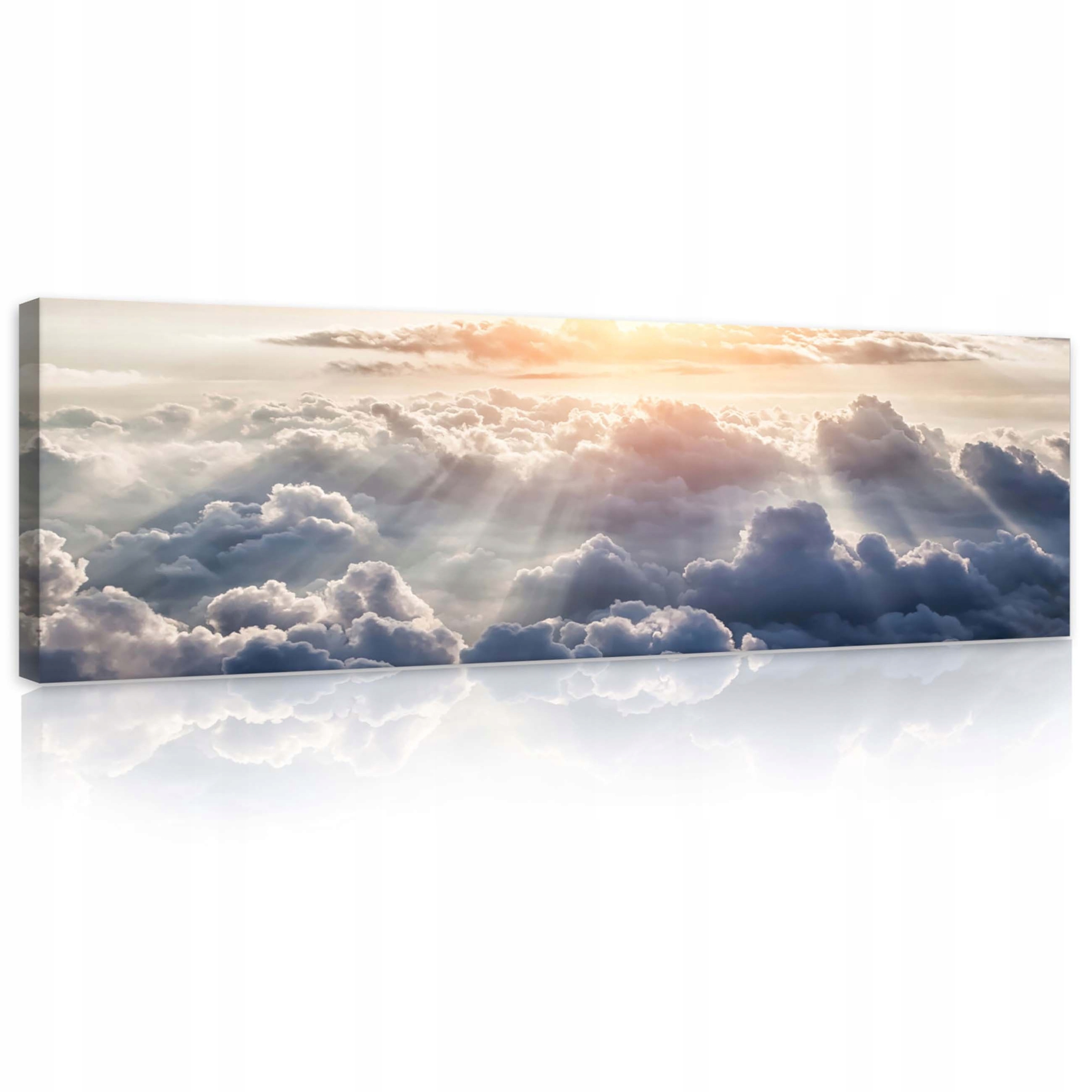 Obraz 145x45 Nebeské obzory Impresionistické mraky do obývacího pokoje