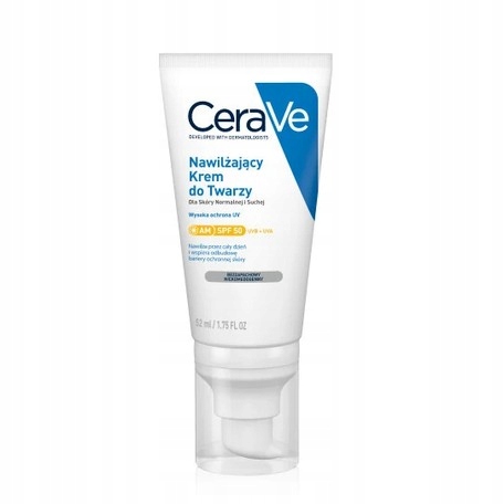 

Cerave nawilżający krem do twarzy 50 Spf 52 ml