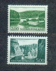 FINLANDIA** Leśne krajobrazy Mi 587-88