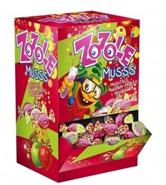 Levně Bonbóny Zozole Jablko Višeň Jahoda 2.5 kg Mieszko