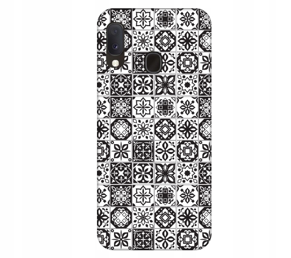 

Etui pokrowiec do Samsung Galaxy A20e Mozaika kafe
