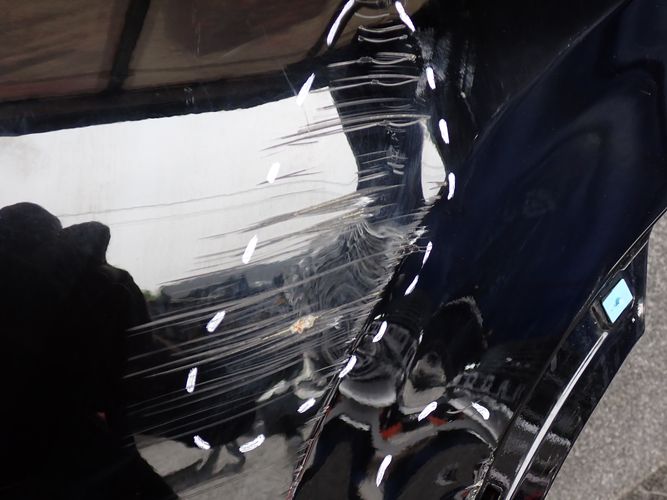 HYUNDAI SANTA FE IV 18- door left rear. rear part