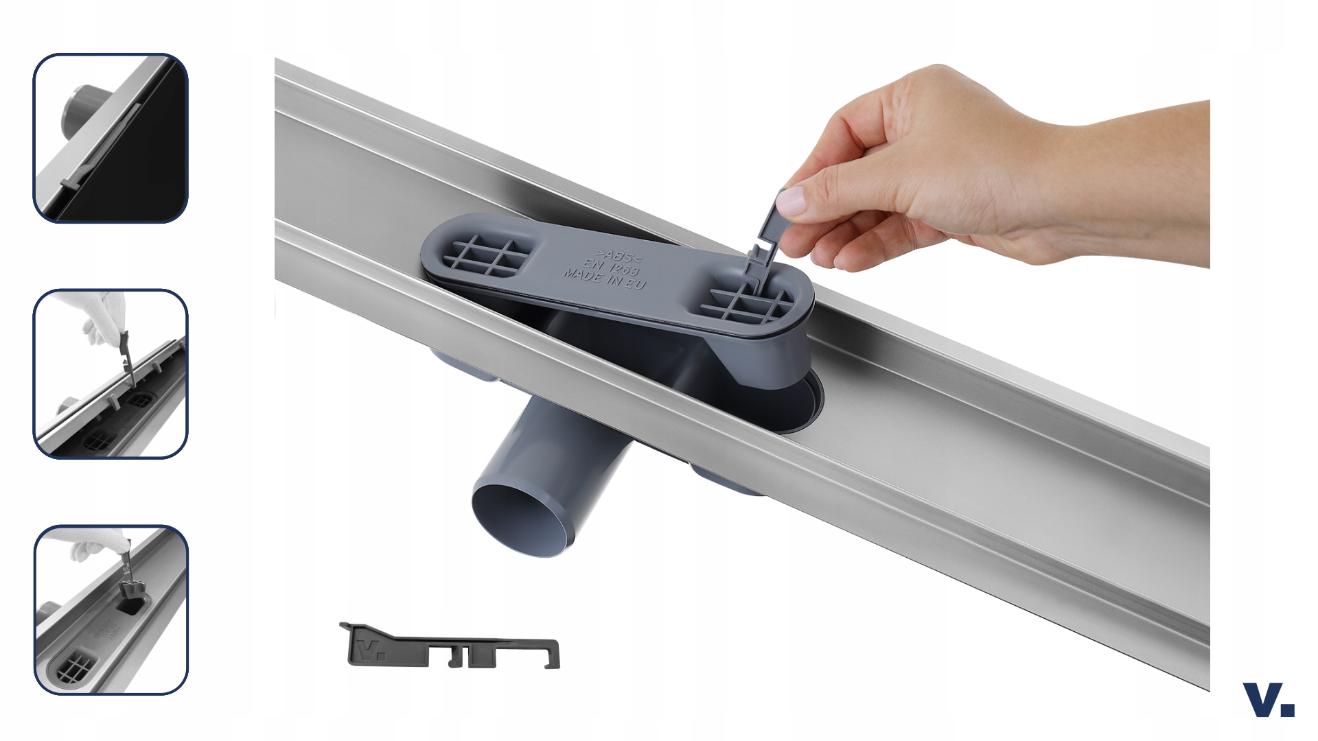 Odpływ liniowy VOGI SZKŁO CZARNE - 60 cm Marka Vogi