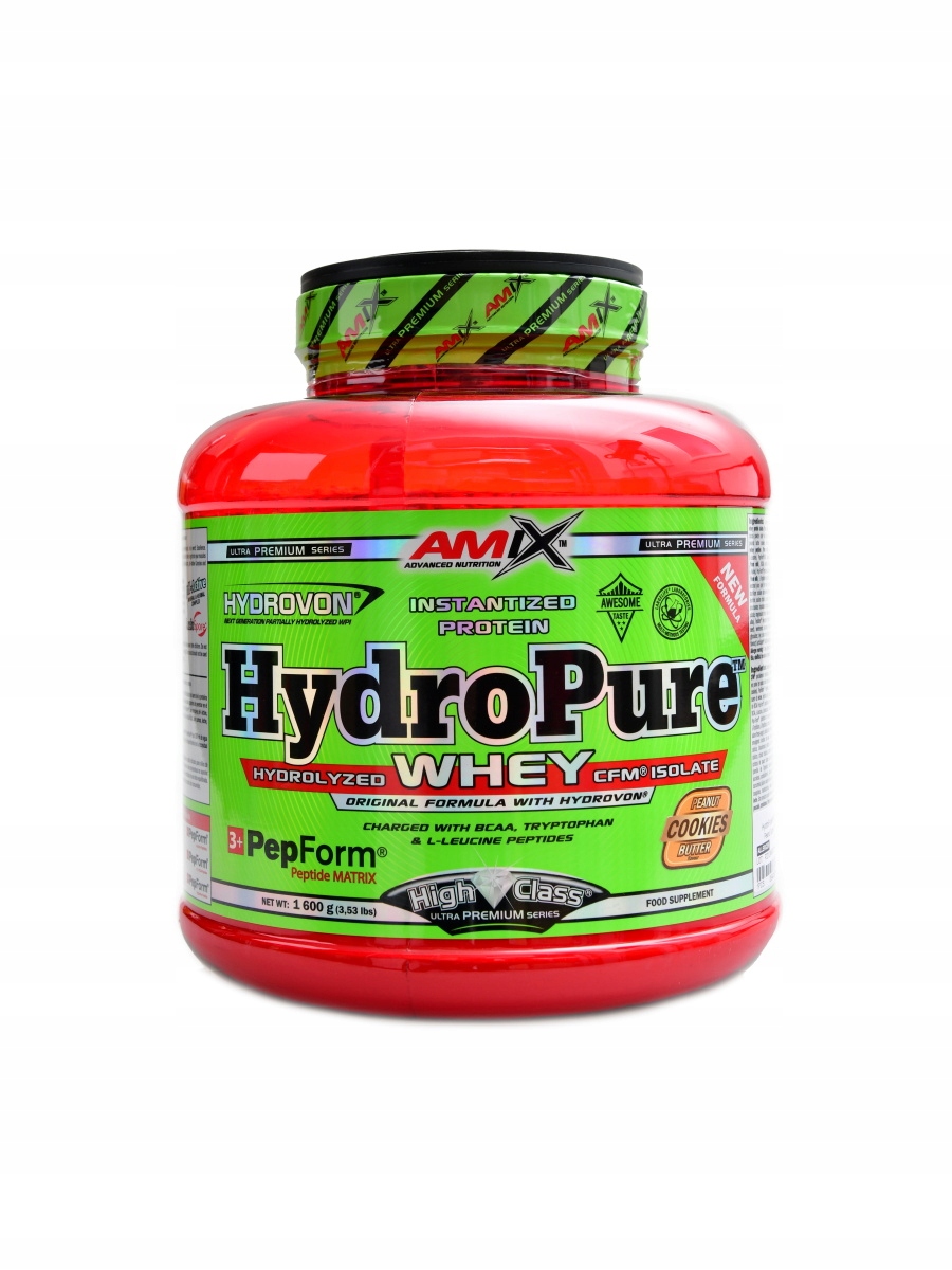 HydroPure hydrolyzed whey protein Cfm 1600 g arašídové sušenky