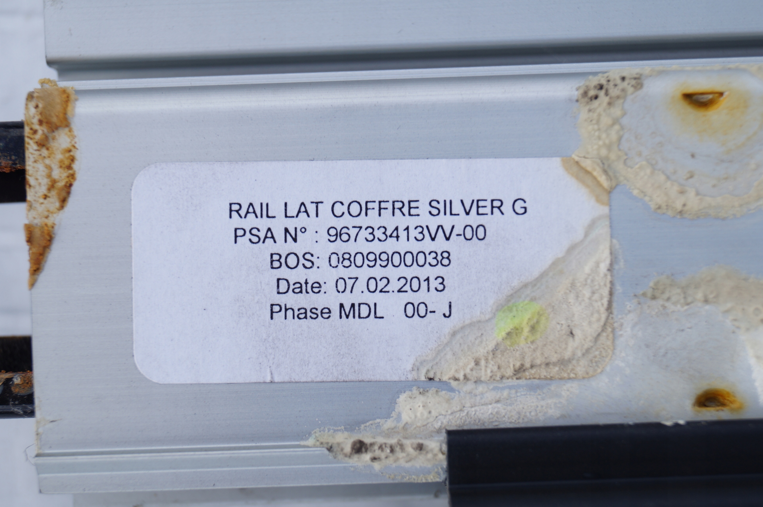 STELAZ PODSTAWA BATERII AKUMULATORA PEUGEOT 508 I Version European