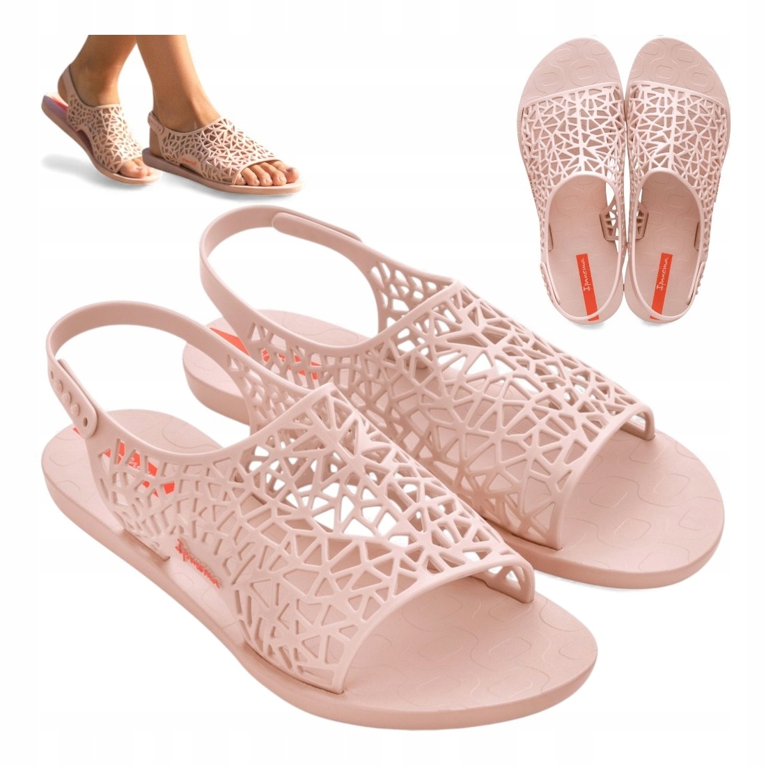 Dámské sportovní sandály 38 Ipanema Ploché Elegantní Pohodlné Lehké gumové