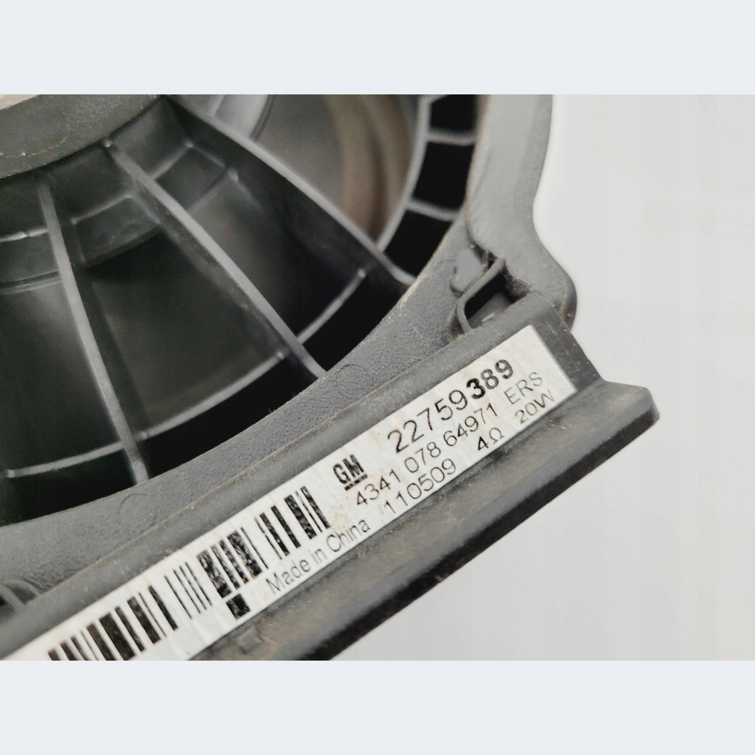 speaker door rear part OPEL MERIVA B 22759389