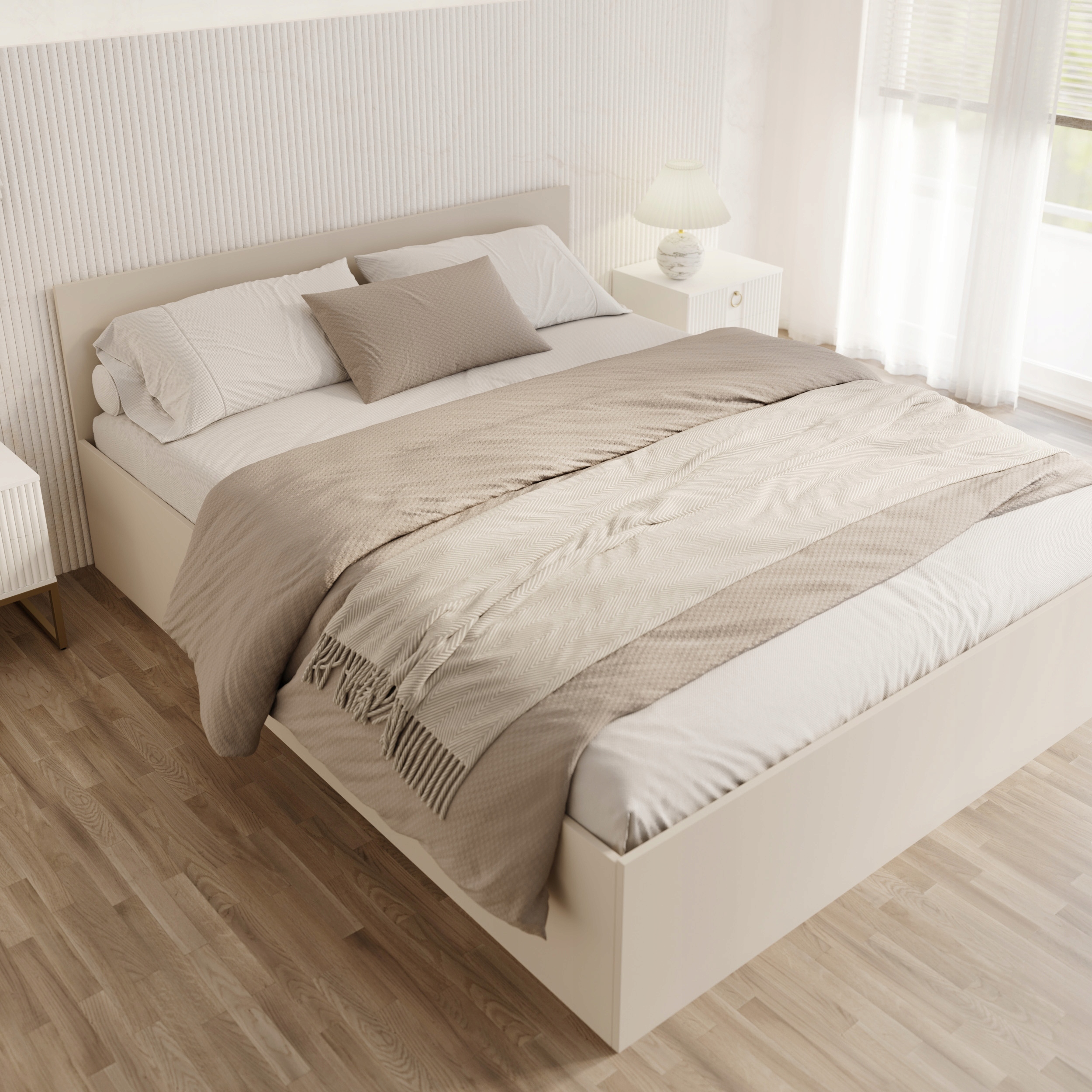 Lůžko 120x200 zvedací rošt Panama P kašmír