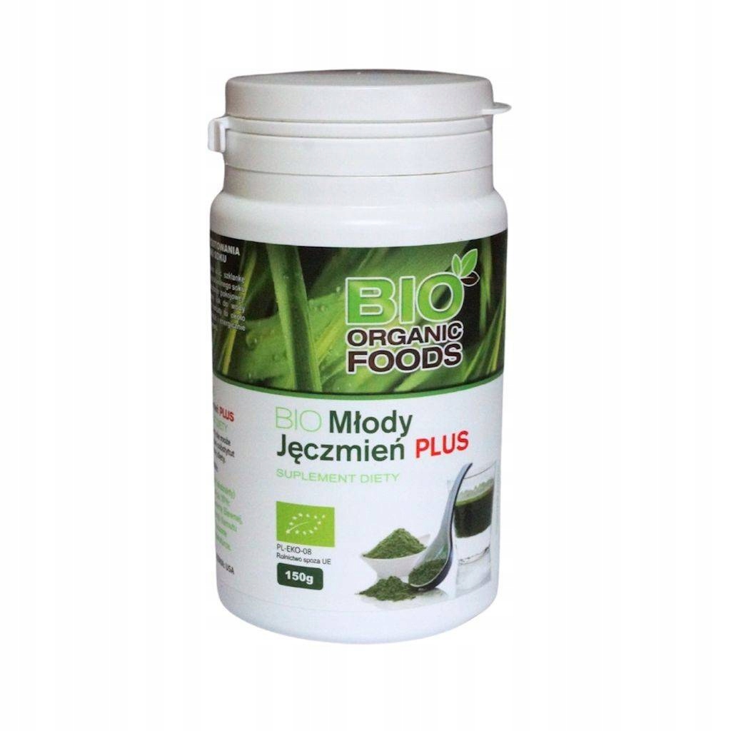 Šťáva Z Mladého Ječmene Plus Prášková Bio 150 g Bio Organic Foods