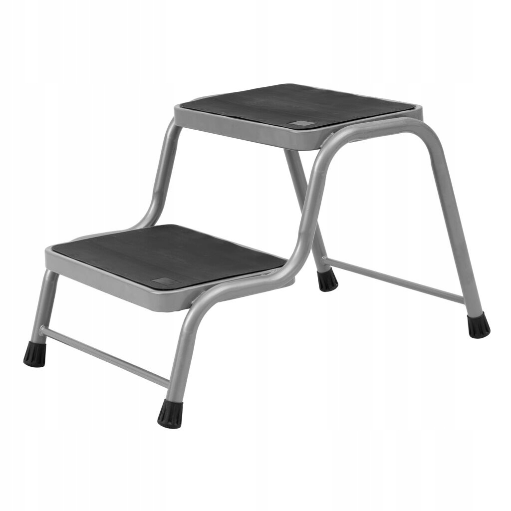 Žebříkové schůdky plošina 40 cm 2-stupňové 150 kg