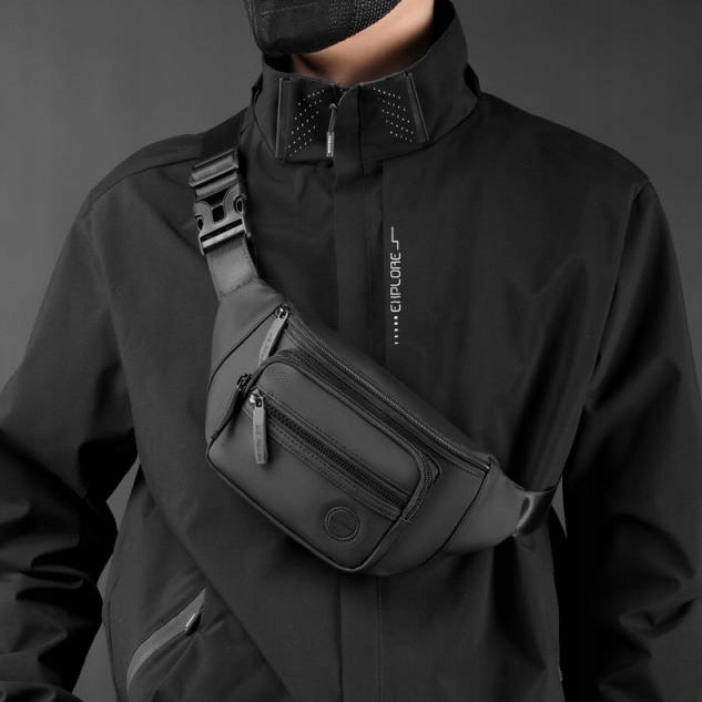 Alessio SASZETKA Torebka BIODRÓWKA NERKA męska POJEMNA TOP JAKOŚĆ Model 42089