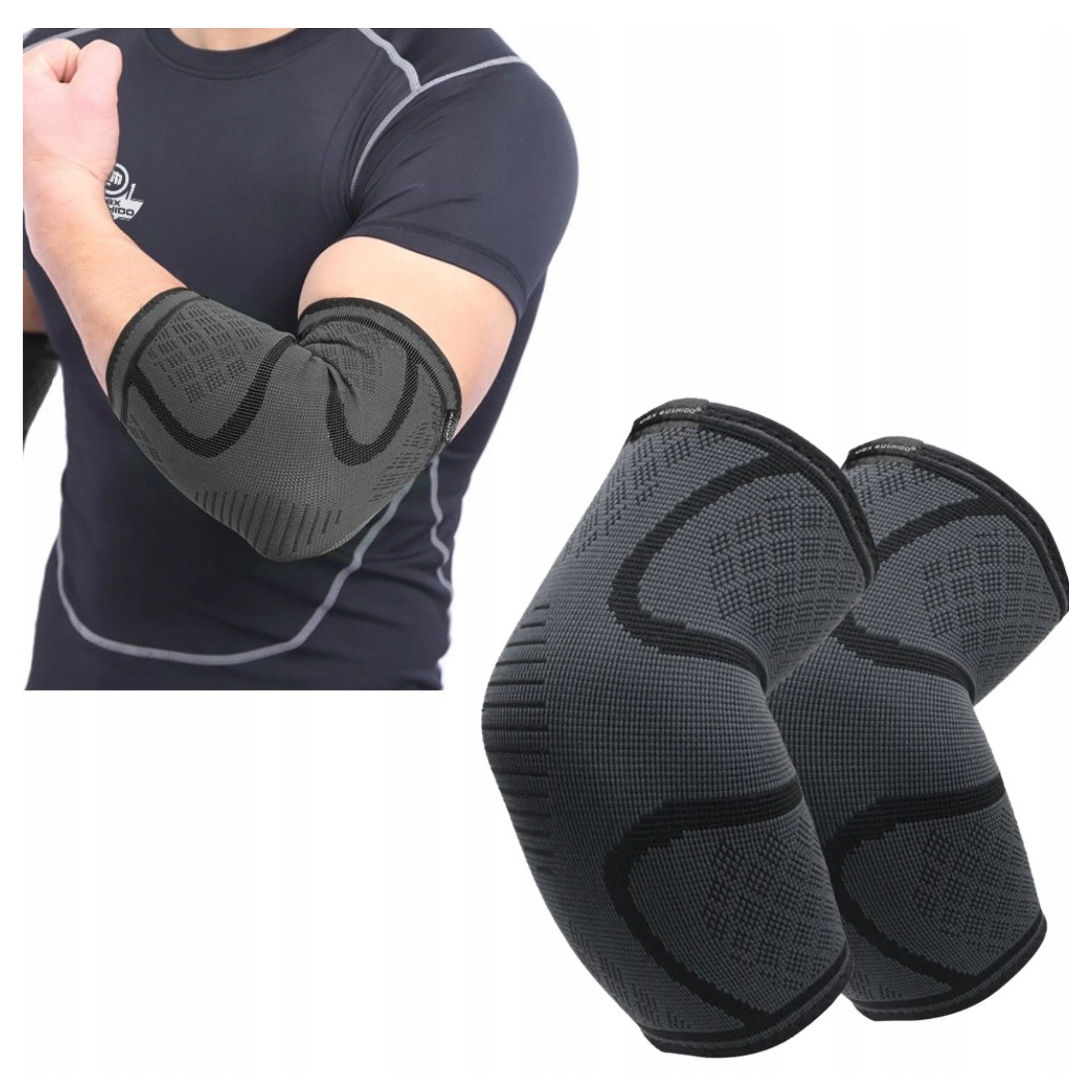 Ściągacz na łokieć DBX BUSHIDO oddychający termoaktywny 2 szt.