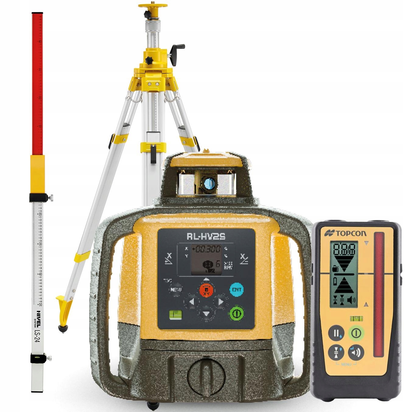 Niwelator Laserowy RL-HV2S Digital+ŁATA+ Statyw SJJ32