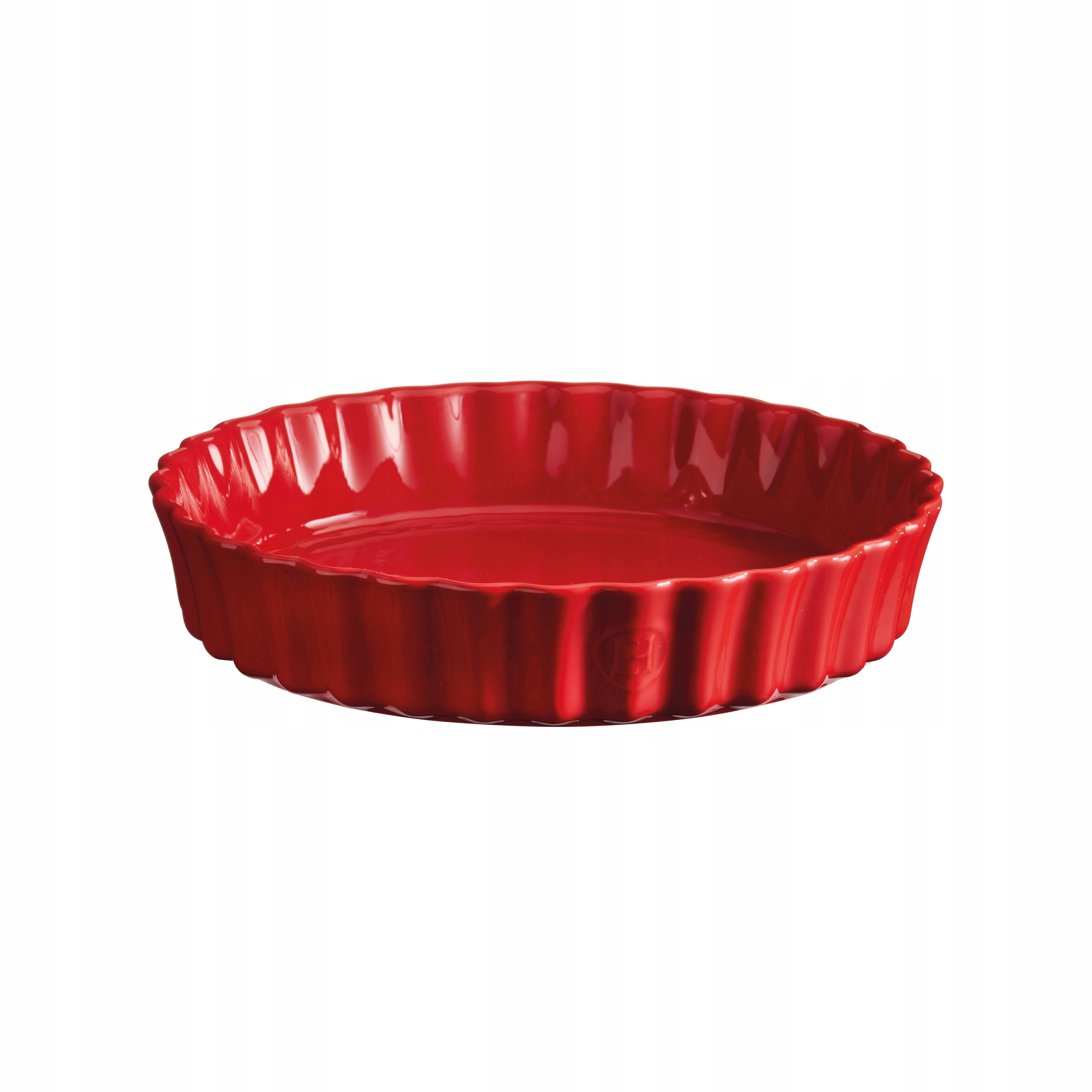 Ceramiczne naczynie forma do tarty 28 cm głęboka, czerwona Emile Henry