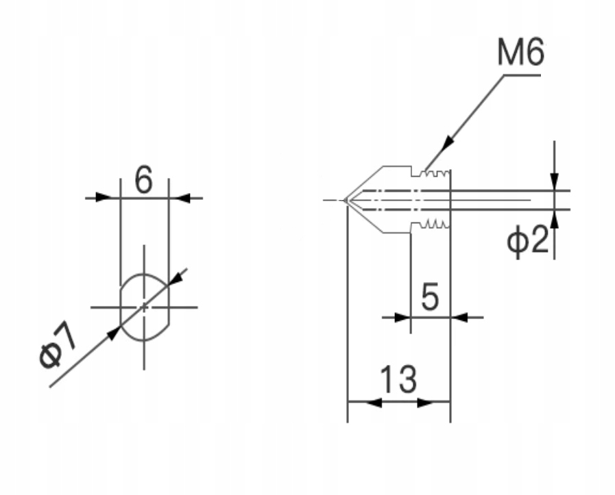 DYSZA 1,0 mm MK8 STAL HARTOWANA 1,75mm ENDER 3 5 Kod producenta (HMK810)