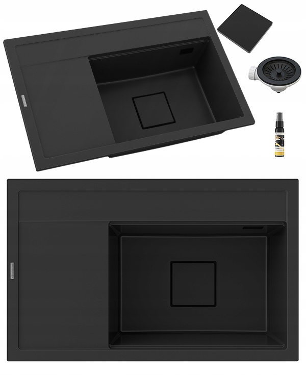 Dřez Černý, Krytka Kryt Rendo, Pravá Komora