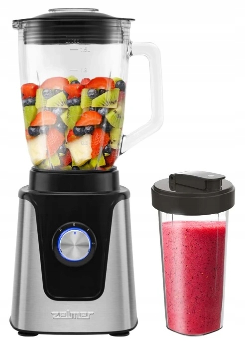 Zelmer Blender Kielichowy ZSB4860 1500W 1,5L Kruszy Lód Smoothie Szklany