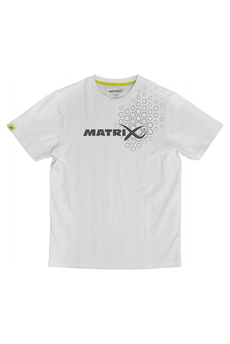 Koszulka Matrix Męska Biała Hex Print T-Shirt White r. M