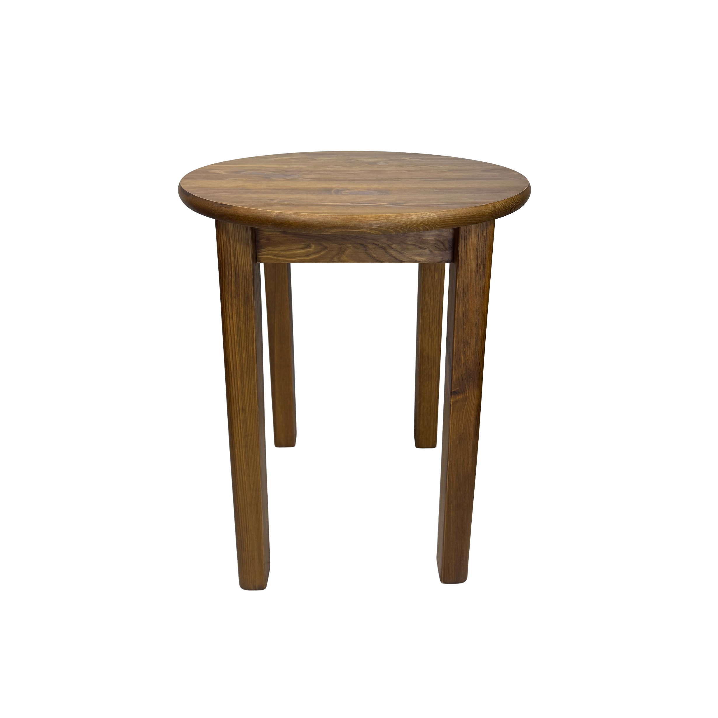 Dřevěný Borovicový Stůl Kulatý 60 Kuchyňský Do Kuchyně Obývacího Pokoje, Masivní Dub