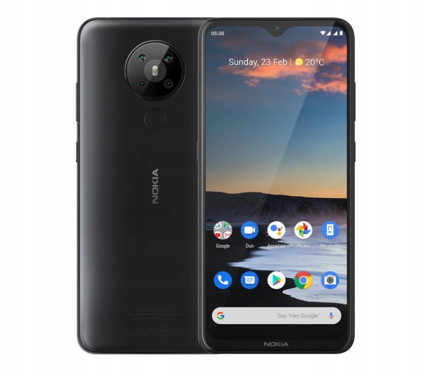 Nokia 5.3 4/64GB Lte Dual Sim 6,55" TA-1234 Černá Orig. balení Nové
