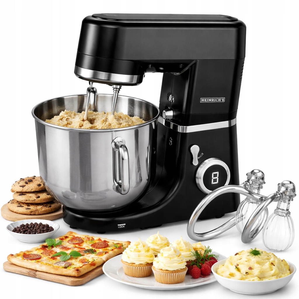 Planetární Kuchyňský Robot XXL 12L mixér, blender, Hnětač těsta 1800W