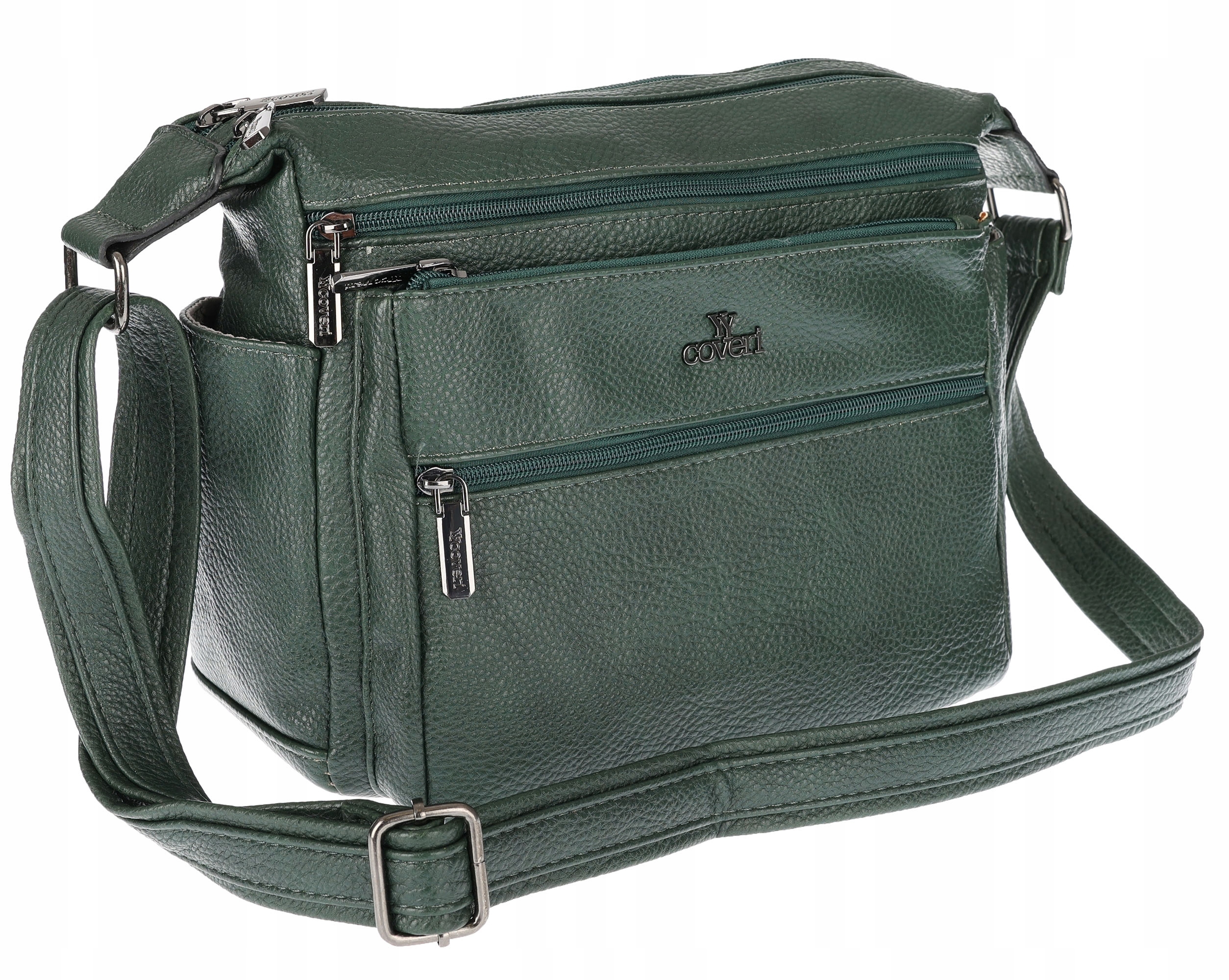 Torebka Damska Listonoszka Modna Pojemna Torba na Ramię CJYUA7416 Zielony