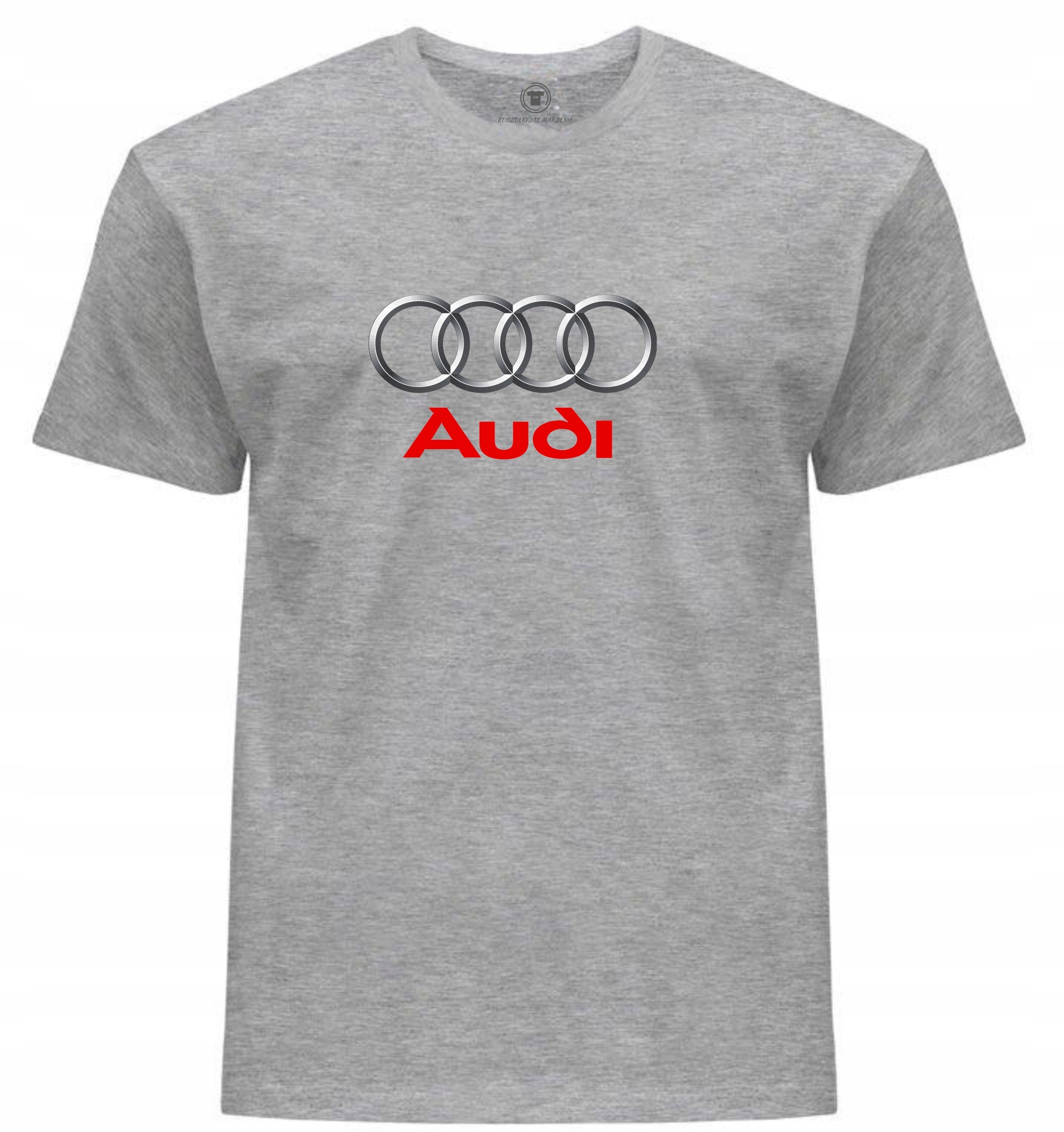 

Męska Koszulka Audi szara XL